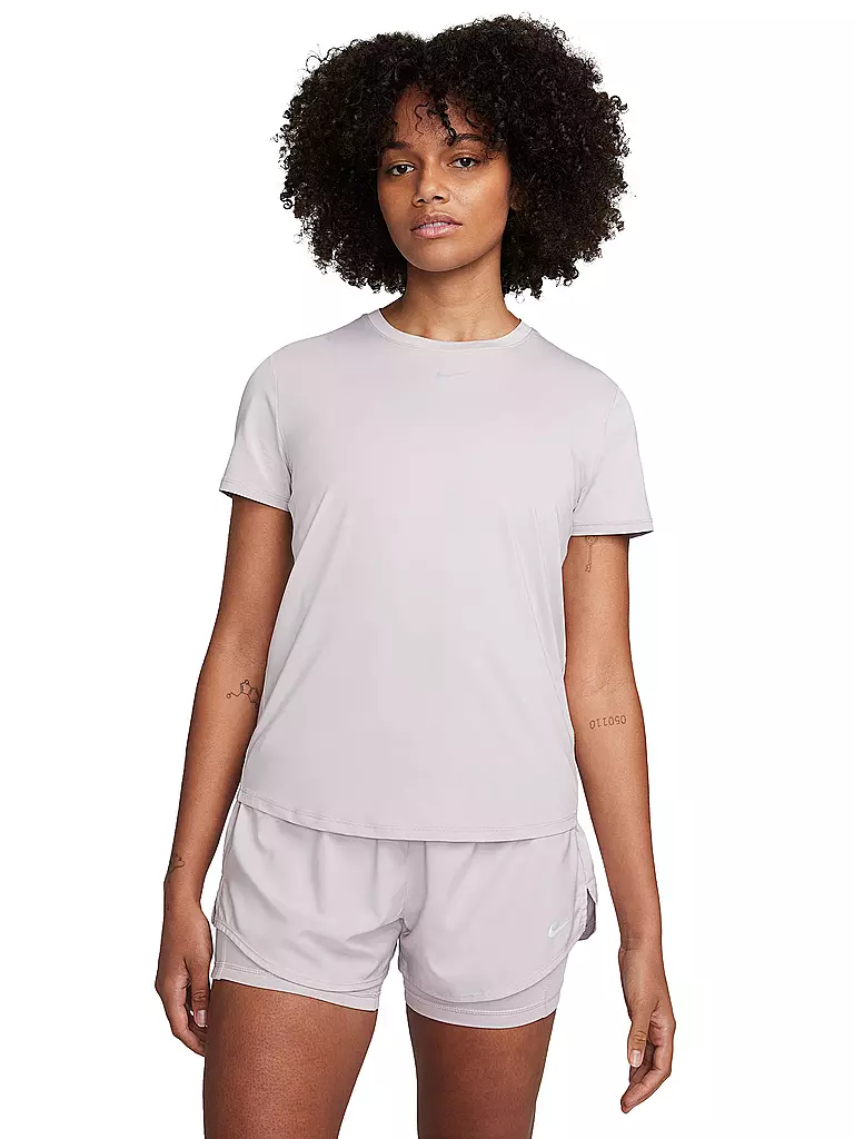 NIKE Damen Tennisshirt One Classic Dri FIT lila